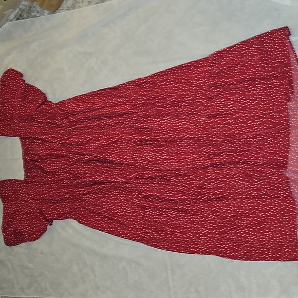 Bloomchic RED POLKA DOT midi Shift Dress Size 18/20 2X - Picture 11 of 12